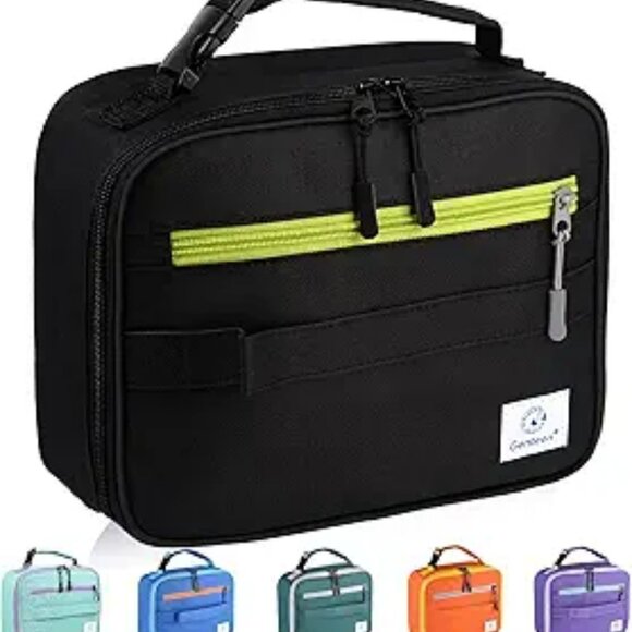 Insulated Lunch Bag for Kids Boys Girls Reusable Soft Lunchbox for School Work - Picture 7 of 7